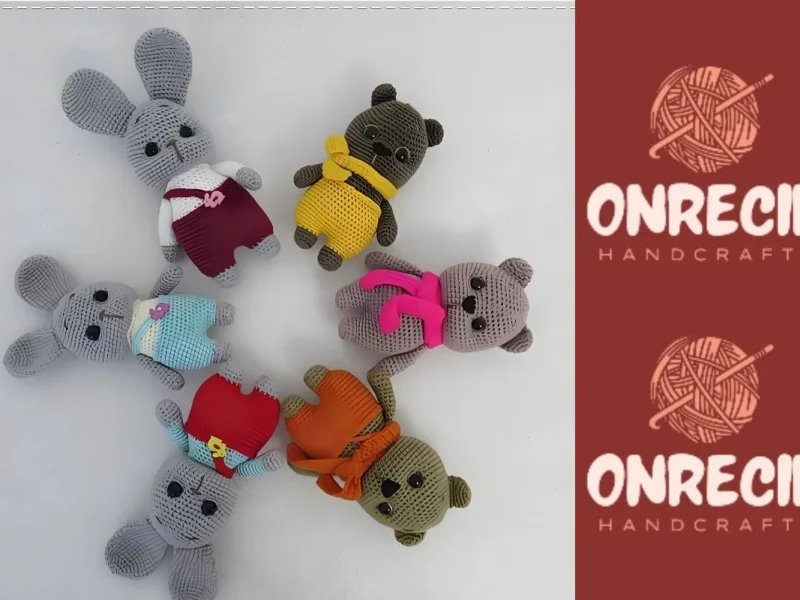 Amigurumi bunny and bear crochet pattern