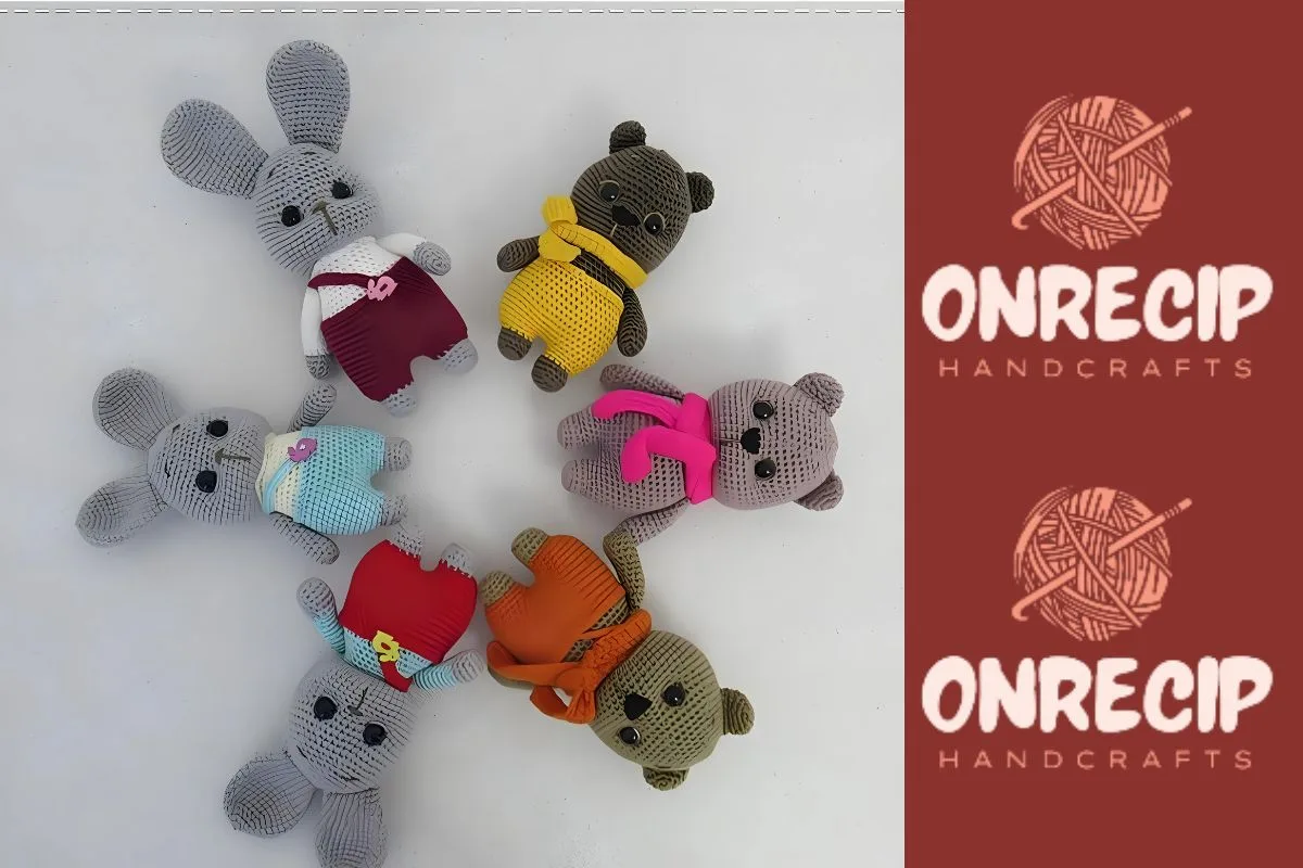 Amigurumi bunny and bear crochet pattern
