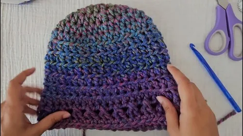 Chunky ribbed beanie crochet pattern for winter — photo 2