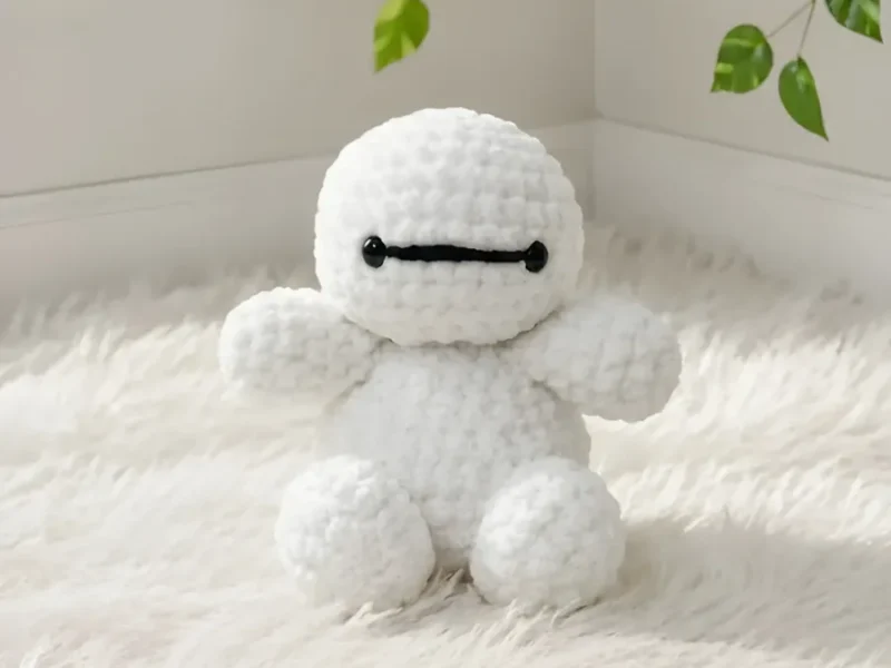 Chunky Robot Plush Amigurumi Crochet Pattern
