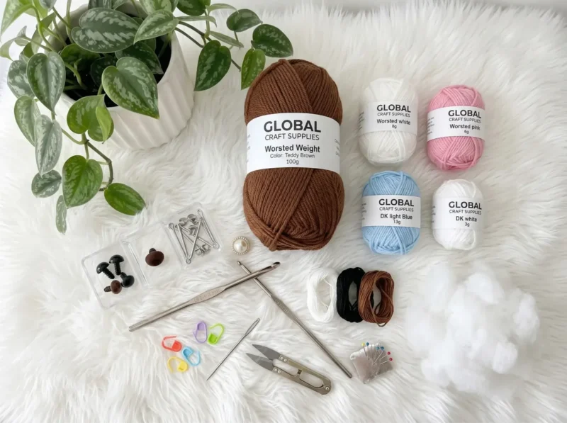 Crochet a jointed teddy bear amigurumi — photo 4