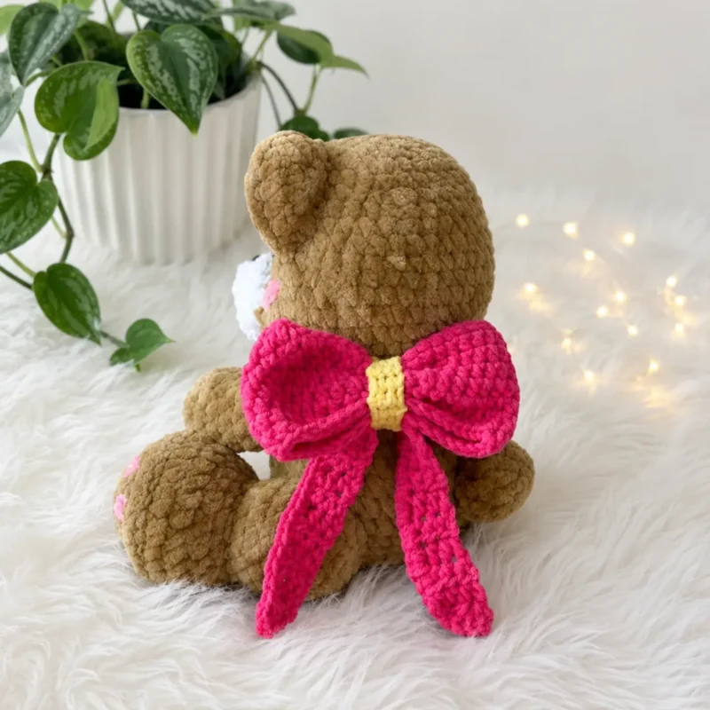 Crochet a jointed teddy bear amigurumi — photo 2