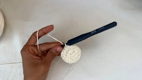 Crochet placemat pattern with a half double crochet base and shell border — photo 5