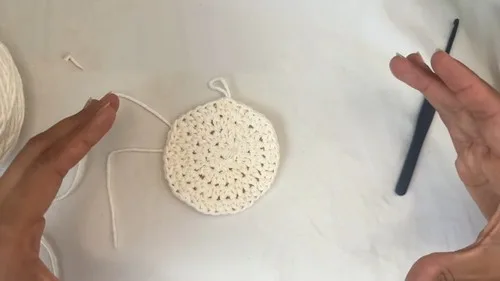 Crochet placemat pattern with a half double crochet base and shell border — photo 6