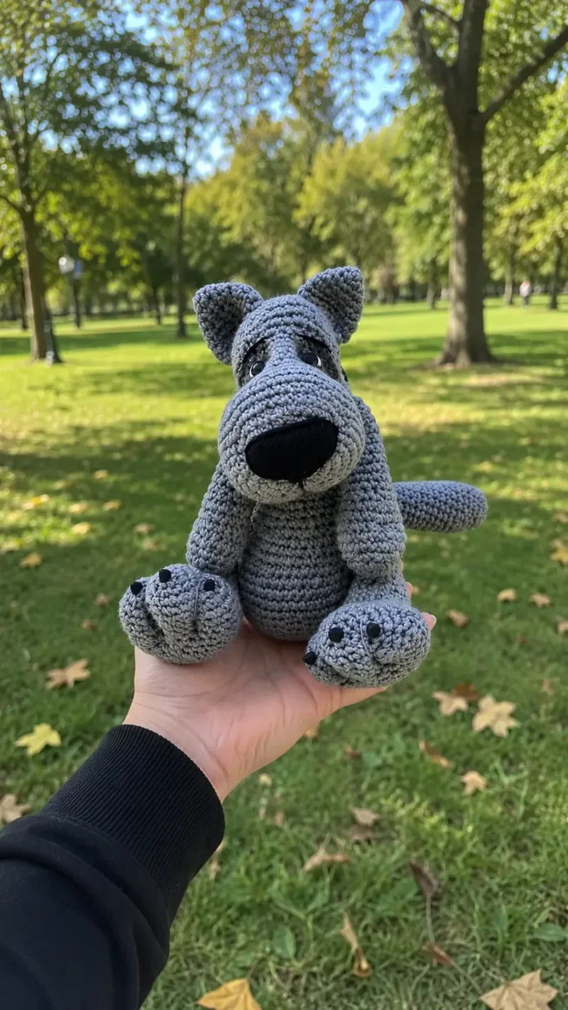 Crochet a round ladybug amigurumi with paws — photo 4