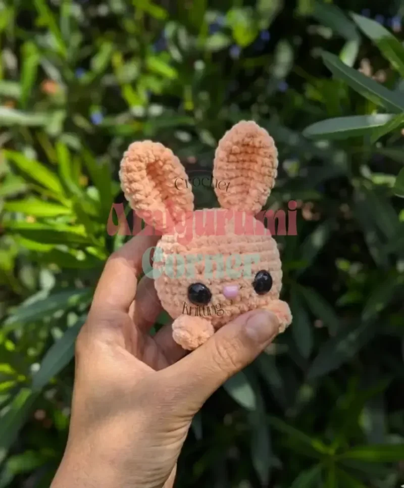 Cube bunny amigurumi pattern in three sizes — photo 3