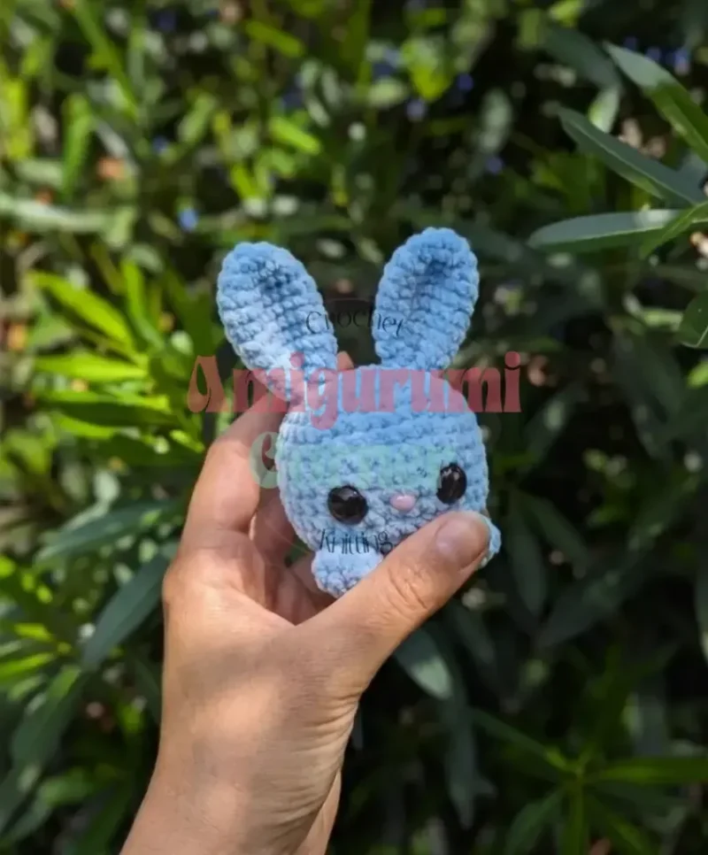 Cube bunny amigurumi pattern in three sizes — photo 5