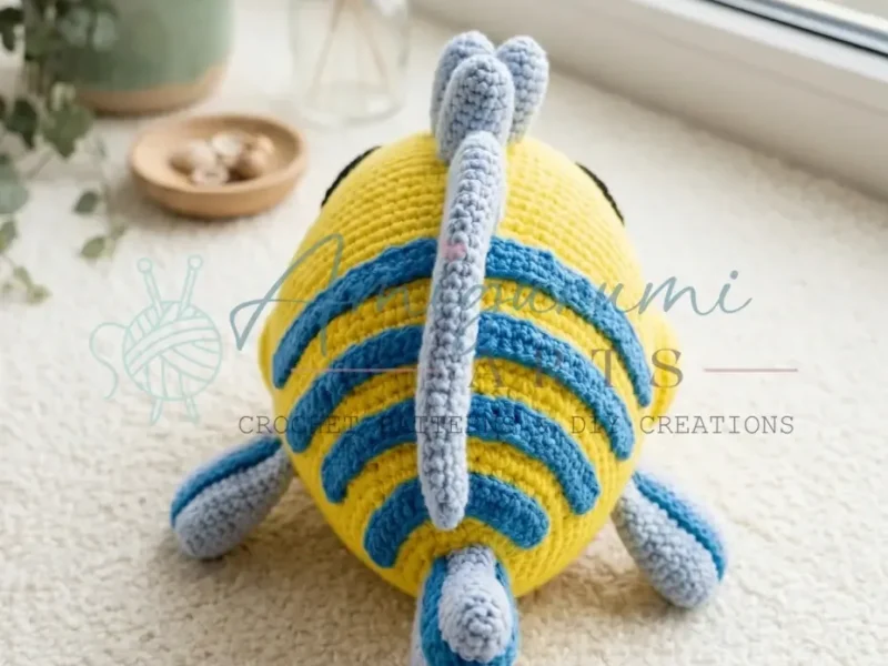 Flounder amigurumi crochet pattern for sea-creature fans