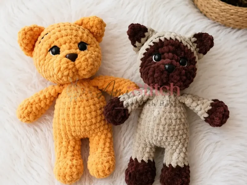 Crochet a mini cat amigurumi over a weekend