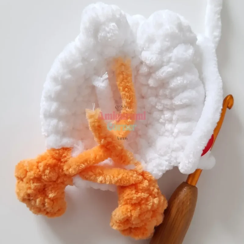 Tie-Neck Goose Amigurumi Worked in One Piece — photo 5