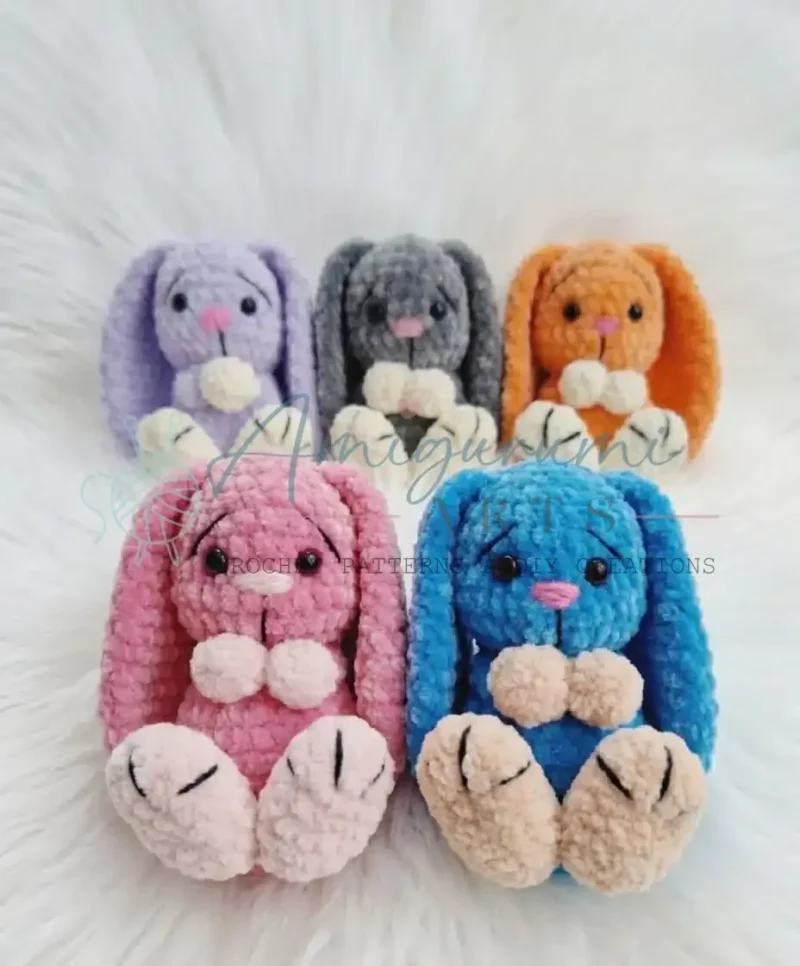 A velvet bunny amigurumi pattern for an 11 cm rabbit — photo 2