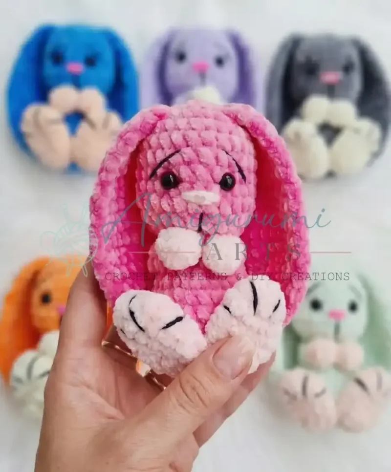 A velvet bunny amigurumi pattern for an 11 cm rabbit — photo 4